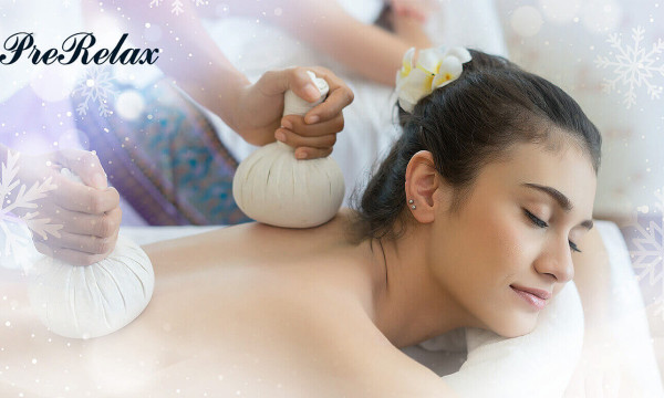 fotka zľavy Vianočný relax nabitý thajskými masážami, procedúrami a pochúťkami. Nájdite si čas iba pre vaše telo a dušu. Vyberte si z ponuky relaxačno - masážnych balíčkov v SPA centre PreRelax.